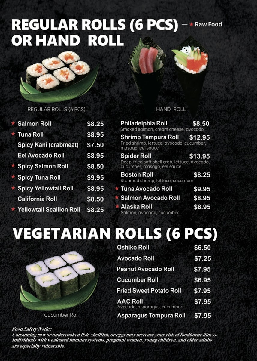 Menu The One Sushi And Ramen-7