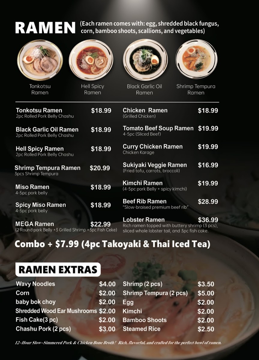 Menu The One Sushi And Ramen-8